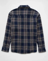 Chemise en flanelle texturée AE
