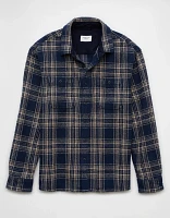 Chemise en flanelle texturée AE