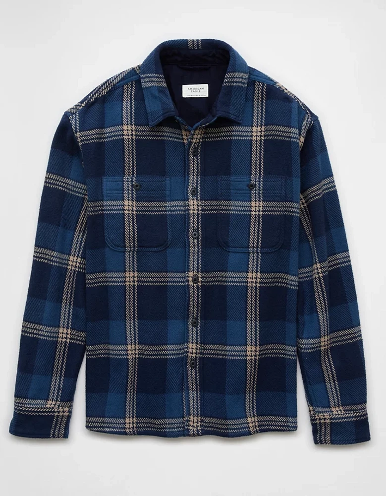 AE Textured Flannel Shirt