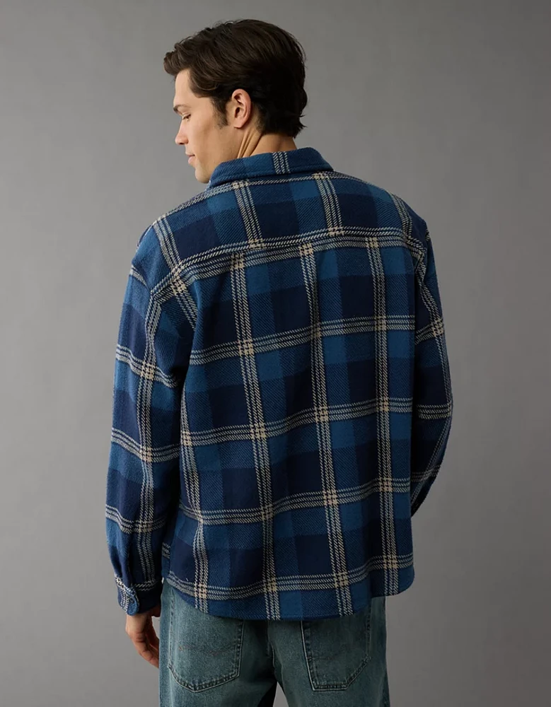 AE Textured Flannel Shirt