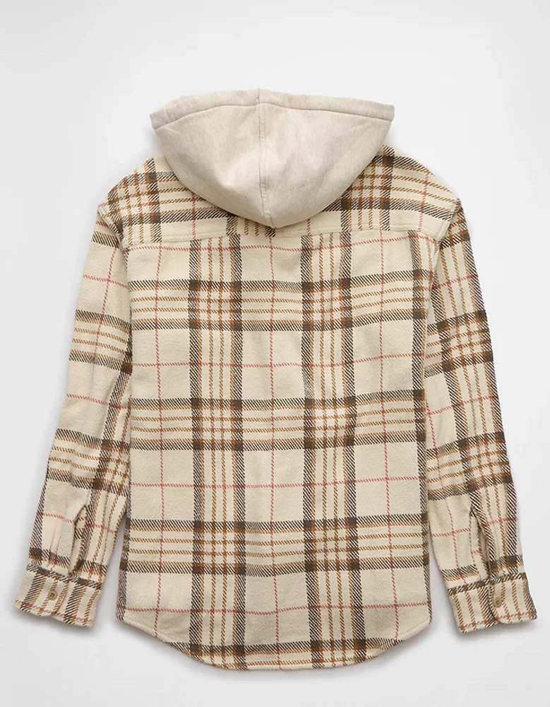 AE Hooded Flannel Shirt