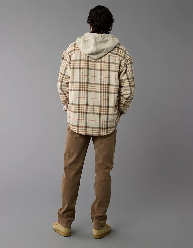 AE Hooded Flannel Shirt