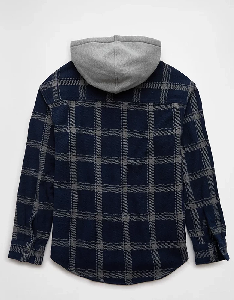 AE Hooded Flannel Shirt