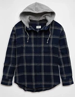 AE Hooded Flannel Shirt