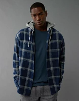 AE Hooded Flannel Shirt