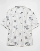 AE Poolside Floral Button-Up Shirt