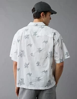 AE Poolside Floral Button-Up Shirt