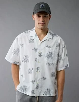 AE Poolside Floral Button-Up Shirt