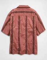 AE Poolside Printed Button-Up Shirt
