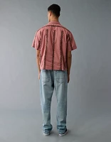 AE Poolside Printed Button-Up Shirt