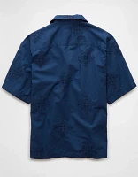 AE Poolside Printed Button-Up Shirt