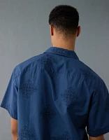 AE Poolside Printed Button-Up Shirt