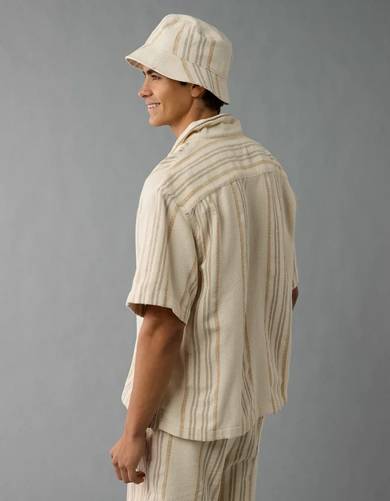 AE Poolside Striped Button-Up Shirt