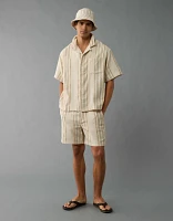 AE Poolside Striped Button-Up Shirt