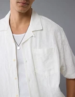 Chemise rayée boutonnée bord de la piscine AE