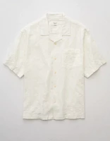 Chemise rayée boutonnée bord de la piscine AE