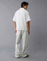 Chemise rayée boutonnée bord de la piscine AE