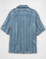 AE Poolside Striped Button-Up Shirt