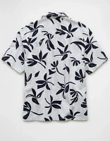Chemise à motif floral bord de la piscine AE