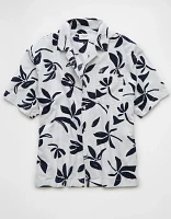 Chemise à motif floral bord de la piscine AE