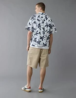 Chemise à motif floral bord de la piscine AE