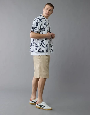 Chemise à motif floral bord de la piscine AE
