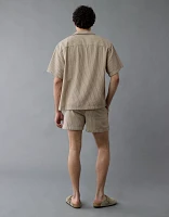Chemise boutonnée rayée bord de la piscine AE