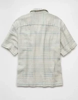 Chemise rayée bord de la piscine texturée AE