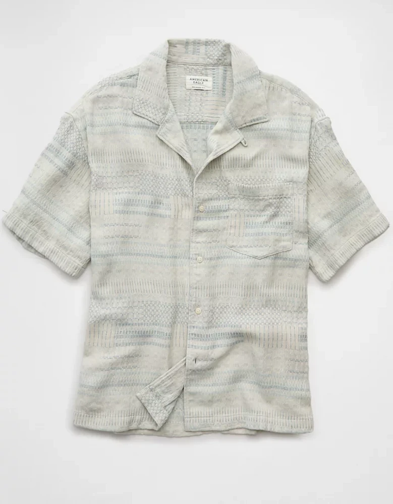 Chemise rayée bord de la piscine texturée AE