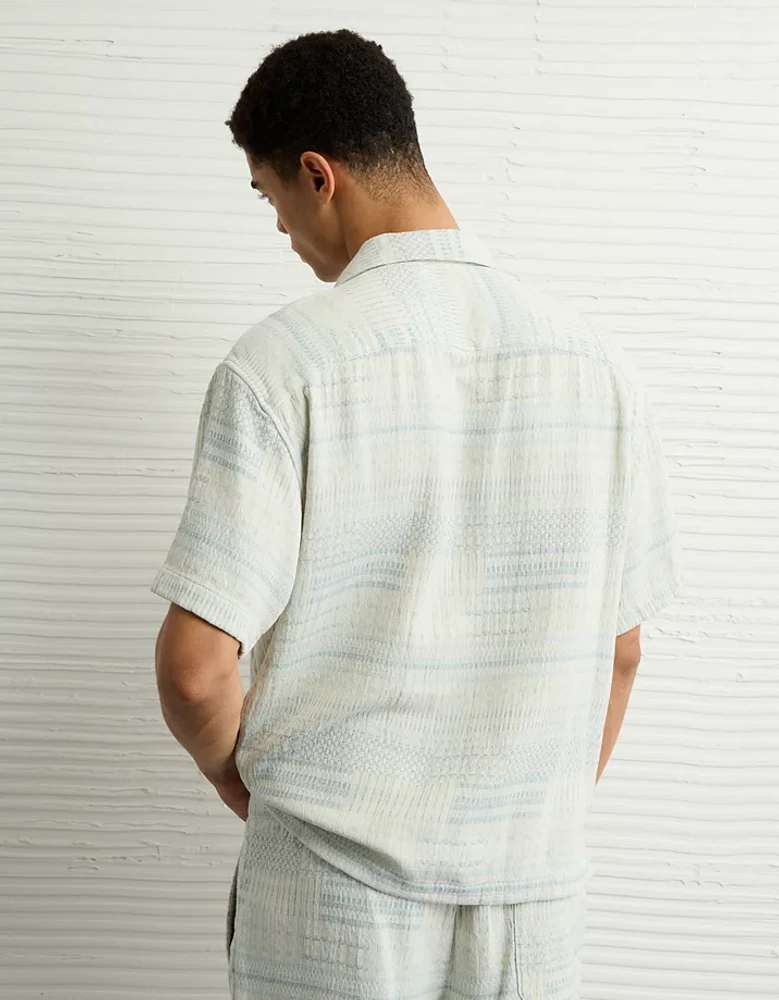 Chemise rayée bord de la piscine texturée AE