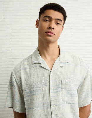 Chemise rayée bord de la piscine texturée AE