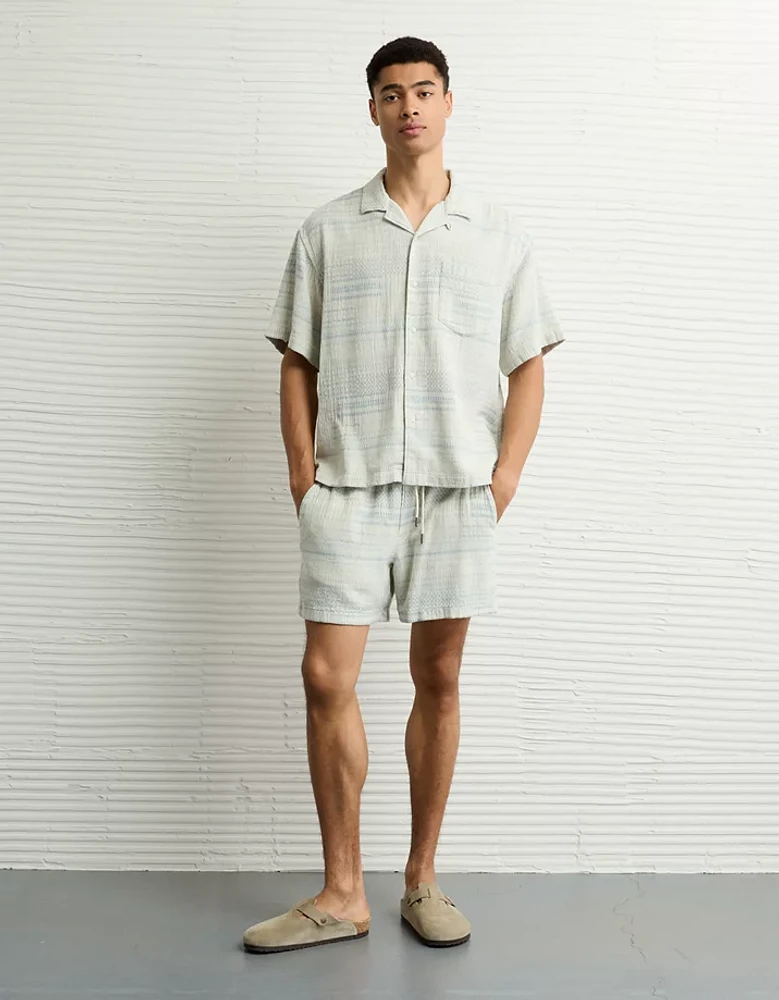 Chemise rayée bord de la piscine texturée AE