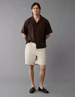 Chemise à damier texturé bord de la piscine AE