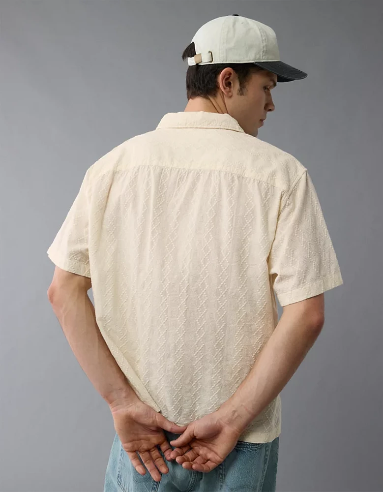 Chemise à image texturée bord de la piscine AE