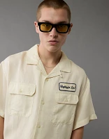 Chemise brodée bord de la piscine fierté AE