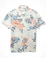AE Floral Button-Up Resort Shirt