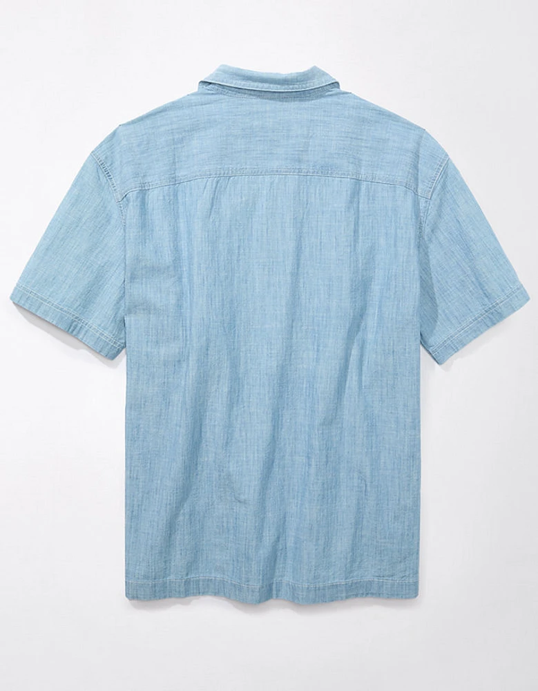 Chemise bord de la piscine en chambray AE