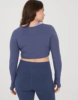 OFFLINE By Aerie Thumbs Up Bow Crop Top