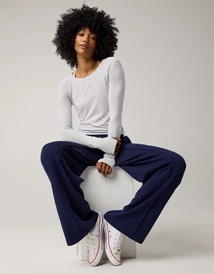 OFFLINE By Aerie Thumbs Up Fitted Ribbed T-Shirt