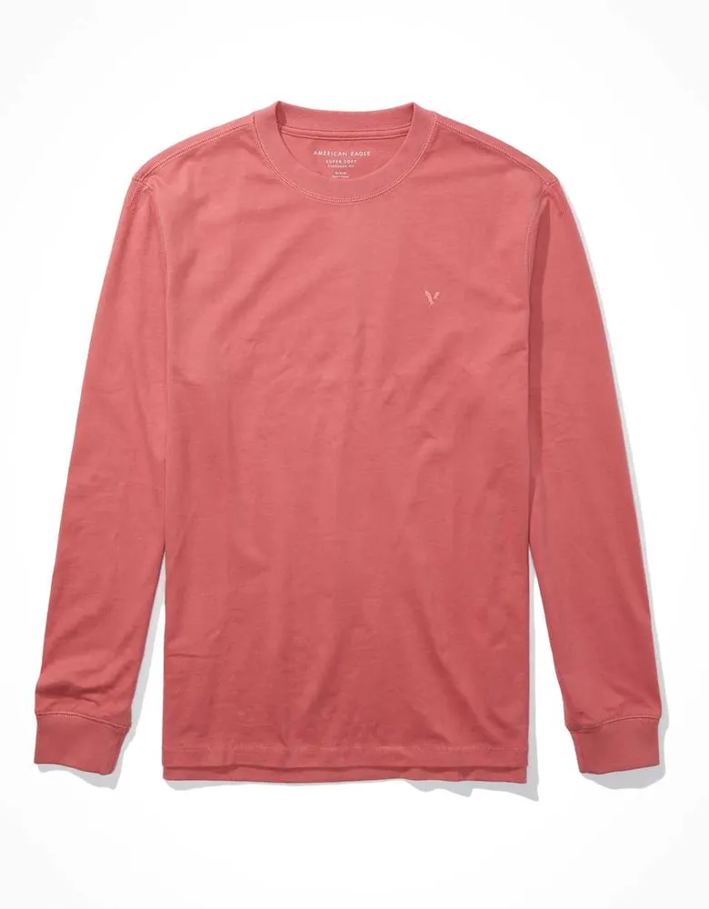 AE Super Soft Long-Sleeve Icon T-Shirt