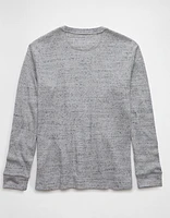 AE Long-Sleeve Waffle Thermal T-Shirt