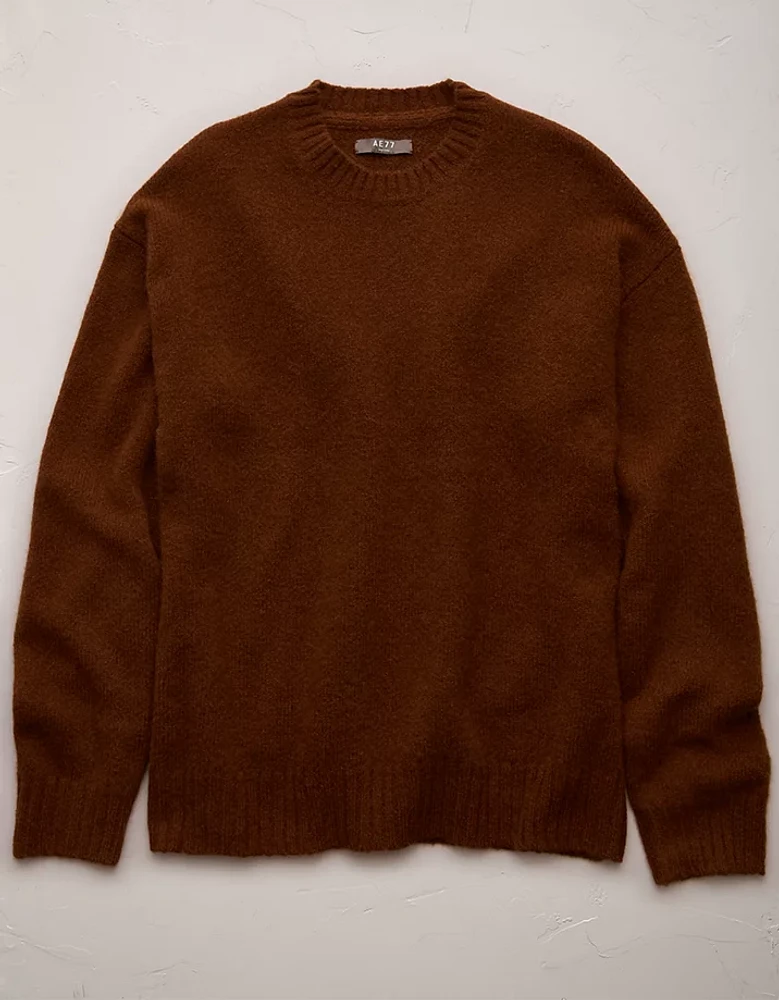 AE77 Premium Alpaca-Blend Sweater