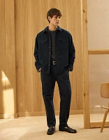 AE77 Premium Wool-Blend Shirt Jacket