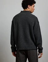 AE77 Premium Wool-Blend Roll Neck Sweater