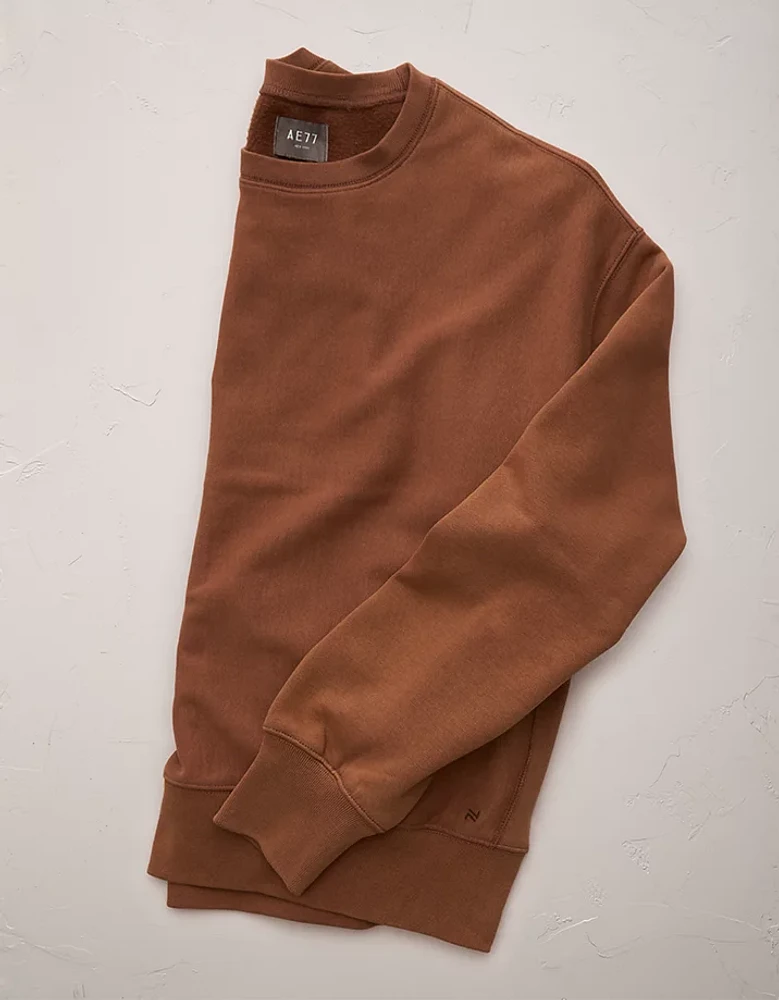 AE77 Premium Fleece Crew Neck Sweatshirt