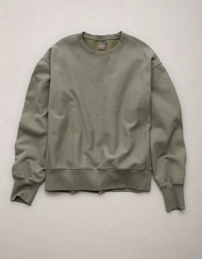 AE77 Premium Fleece Crew Neck Sweatshirt