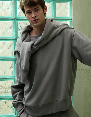AE77 Premium Fleece Crew Neck Sweatshirt