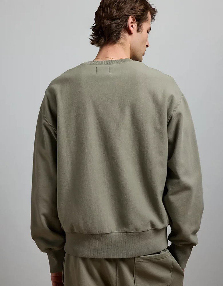 AE77 Premium Fleece Crew Neck Sweatshirt