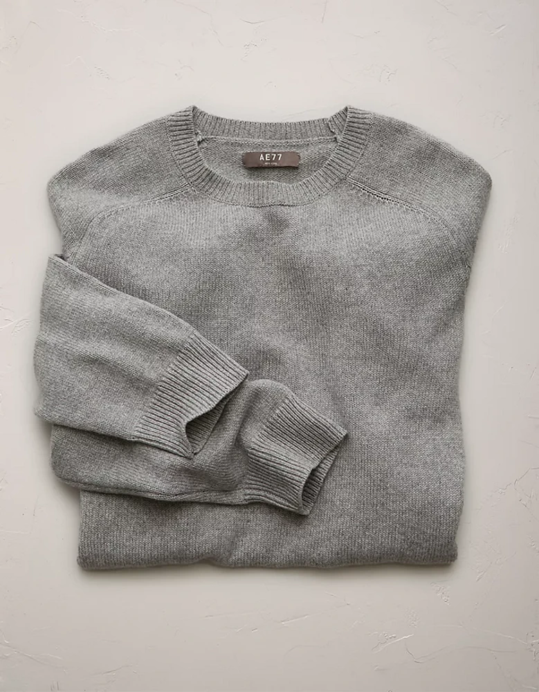 AE Cashmere-Blend Crew Neck Sweater