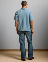 AE77 Premium Linen-Blend Polo Shirt